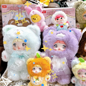 Nommi Goodnight Bear Series Blind Box Originale 400% Bambola Decorativa Carina Scatola Misteriosa alla Moda Giocattoli da Collezione Peluche - Product Image 3