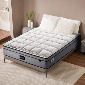 Venta al por mayor colchón de cama doble para hoteles estilo moderno con función de masaje funda de tela de punto plegable para dormitorio - Product Image 3