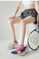 Chaussettes de course professionnelles pour marathon d'été, chaussettes de compression athlétiques à coupe courte, évacuent la transpiration, préviennent les odeurs, gardent les pieds au frais