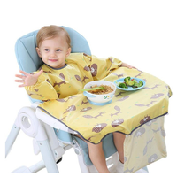 2025 bébé imperméable résistant aux taches primé combinaison idéale pour bébé Led sevrage manches longues sevrage bavoir