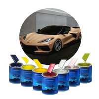 Pintura para Automóviles 1K Basecoat, Color Plateado Cristal Metálico de Alto Brillo, Exportador de Pintura Automotriz, Pintura Negra Sólida para Automóviles