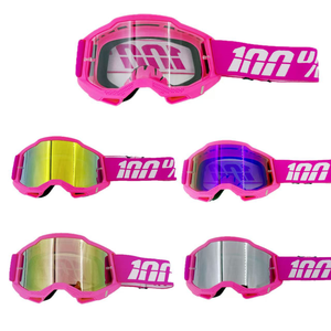 <span class=keywords><strong>Gafas</strong></span> de Motocicleta Personalizadas Rosa y Negras, <span class=keywords><strong>Gafas</strong></span> de Esquí Todoterreno, <span class=keywords><strong>Gafas</strong></span> de Ciclismo a Prueba de Viento, Protección para Descenso en Bicicleta - Product Image 1