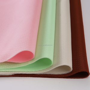 90% polyester 10% Spandex Interlock xương cá Twill vải 320gsm sợi nhuộm thoáng khí nhanh chóng khô nhẹ cho thể thao - Product Image 3