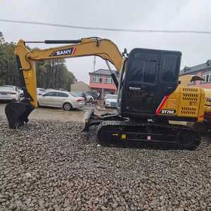 Miniexcavadoras hidráulicas SY75C usadas en buenas condiciones 7.5ton SY75C pro Excavator Yanmar Engine Digger - Product Image 2