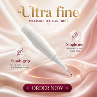 Stylo implanteur pour greffe de cheveux avec aiguille remplaçable 1,0 mm, stylo implanteur DHI pour la restauration capillaire