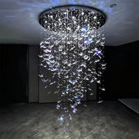 Lustres en cristal personnalisables Seeky pour hall d'hôtel