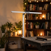 Lampe de table LED à spectre complet 24W pour enfants, étude, lecture, sans danger de lumière bleue RG0, pliable, réglable, lampe de bureau moderne