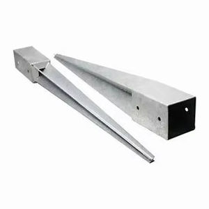 Piquets de <span class=keywords><strong>sol</strong></span> en acier galvanisé pour clôture extérieure, ancrages de poteaux - Product Image 2