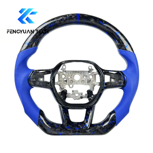 พวงมาลัยคาร์บอนไฟเบอร์ LED สำหรับฮอนด้า CRV HR-V <span class=keywords><strong>Civic</strong></span> R Fl5 Si Acura Integra 6th <span class=keywords><strong>2022</strong></span> 2023 2024 2025 2026 - Product Image 1