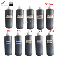 Encre pigmentée de 500ml pour HP 11 45 45 + 818 960 933 pour EPSON TX800 TX806 traceur de marqueur de vêtement imprimante CAO jet d'encre grand Format