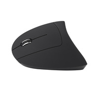 Mouse game nirkabel vertikal ergonomis 6D, hadiah promosi tanpa kabel Logo kustom