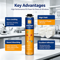 Mousse polyuréthane expansive multi-usages, scellant isolant en spray pour la construction