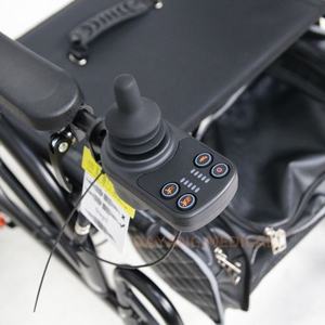 2 ב-1 כיסא גלגלים מאלומיניום מתקפל ניידות סיוע הליכה קשישים נהיגה רפואית רולטר ווקר למבוגר עם מושב - Product Image 6