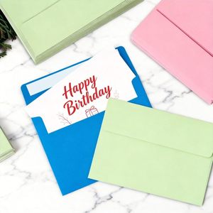Cartes de vœux vierges <span class=keywords><strong>A4</strong></span> avec enveloppes, carton coloré imprimable pour remerciements, invitations, mariages, anniversaires - Product Image 5