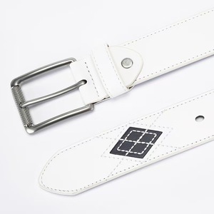 Nuova <span class=keywords><strong>Cintura</strong></span> <span class=keywords><strong>Bianca</strong></span> <span class=keywords><strong>da</strong></span> <span class=keywords><strong>Uomo</strong></span> 2026 con Ricamo - Elegante, di Tendenza, Aspetto Premium, <span class=keywords><strong>Cintura</strong></span> in Pelle con Fibbia a Perno per Abbigliamento Casual - Product Image 2