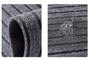 Lot de 2 tapis de sol rayés en PVC pour porte d'entrée - Product Image 4