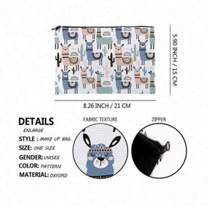 Sac de Maquillage Portable Personnalisé à Imprimer, Trousse de Toilette de Voyage, Pochette Organisateur Cosmétique – Offre Spéciale - Product Image 6