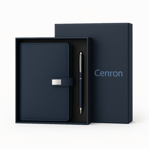 Set Regalo Agenda A5 Personalizzata con Penna, Diario in Pelle PU in Confezione Regalo per Clienti Aziendali - Product Image 6