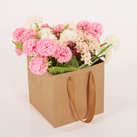 Boîte à gâteau de luxe carrée en papier kraft noir, blanc et rouge LZ Pack, sacs d'emballage pour cadeaux et fleurs avec poignée, logo personnalisé