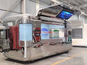 Remolque Comercial Móvil de Acero Inoxidable para Comida Rápida, Calentadores de Hot Dogs, Snacks, Patatas Fritas, Helados y Productos de Maíz - Product Image 6