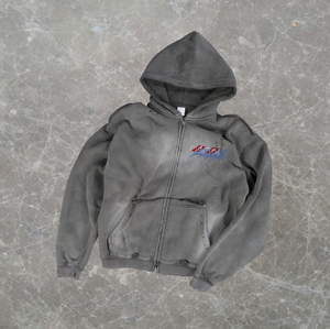 Sudadera con Capucha Extra Grande de Invierno, Estilo Vintage, Lavado Ácido, Personalizada, Tela de Felpa de Poliéster/Algodón, Transpirable, de Secado Rápido, Ropa Urbana, Venta al Por Mayor OEM - Product Image 4