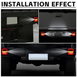 Sistemas de Iluminación Automotriz, Luz Trasera LED Cuadrada para Remolque, Luz de Matrícula, Luz Trasera para Camión, Accesorios para Camión, Universal - Product Image 3