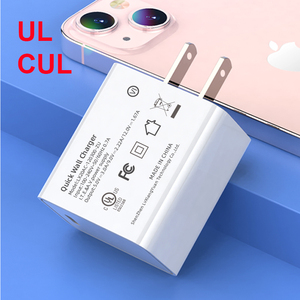 <span class=keywords><strong>2022</strong></span>/2023 meilleure vente pour UL répertorié Portable USB-C PD 20W chargeur mural C USB charge rapide téléphone portable intelligent OTP OVP caméras - Product Image 4