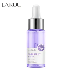 LAIKOU Blueberry Anti-Wrinkles Face Care Brightening Whitening Moisturizing Sooth Tender Skin Care Serum 17ml