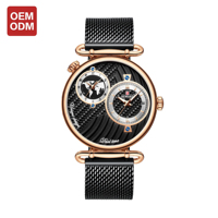 VVS REWARD Montre Homme Quartz Double Cadran Acier Complet 30M Étanche Analogique Mode OEM ODM Low MOQ