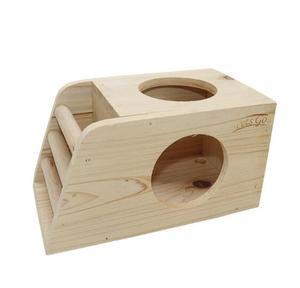 Özel ahşap hamster kafes evi kirpi ev ve gine domuz kulübe hideout küçük hayvan kafesleri - Product Image 4