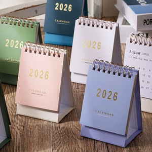 Custom Logo Desk Calendar with Standing Flip Design Spiral Coil Binding <strong>365</strong> <strong>Days</strong> New Yearly Monthly Table Calendar Printing - Product Image 5