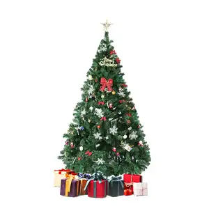 En iyi seçim ürünleri noel ağacı boyutu 5FT to 10FT Xmas kapalı açık tam güzel 100 süslemeleri Metal standı için BESTHLS