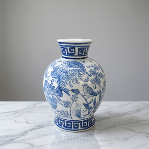Wholesale <strong>Flower</strong> <strong>Vase</strong> Blue-and-white Porcelain <strong>Vases</strong> for Home Decor - Product Image 1