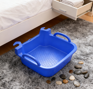 Accessoire de bain de pieds bleu le plus vendu pour le nettoyage de la piscine <span class=keywords><strong>hors</strong></span> <span class=keywords><strong>sol</strong></span> en <span class=keywords><strong>plastique</strong></span> durable fabriqué pour Amazon - Product Image 2