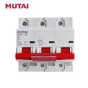 MUTAI Factory AC 230V 400V <span class=keywords><strong>Disyuntor</strong></span> Precio C20 C45 C60 <span class=keywords><strong>Disyuntor</strong></span> en miniatura 6A 32A 63A 120Amp 125A MCB - Product Image 1