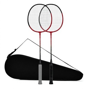 Factory OEM Full Carbon 6U Lightweight <b>Badminton</b> Racket 2 Racket Set - Product Image 2