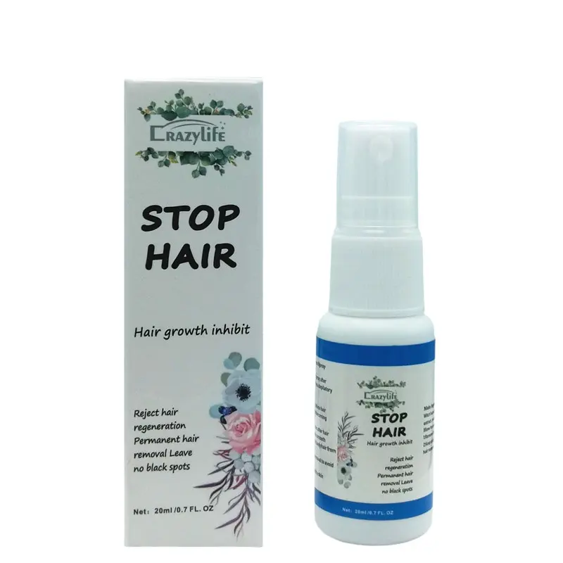 Stop Hair Growth Inhibitor Schamhaar reparatur Smooth Body Hair Removal Treatment Spray 20ml