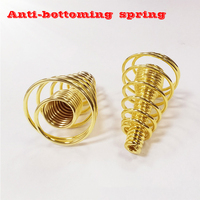 Taille tambour printemps en forme d'olive porte-appât explosif argent carpe grosse tête carpe en forme de tour plate-forme de pêche mince taille tambour ressort