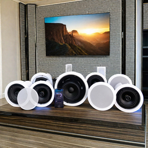 Sistema de Cine <span class=keywords><strong>en</strong></span> Casa Controlado por Aplicación, Altavoz de Techo para Música Ambiental <span class=keywords><strong>en</strong></span> Múltiples Habitaciones, para Sala de Estar y Cocina, Instalado a través de WiFi - Product Image 1