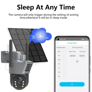 4G Solar PTZ <strong>Security</strong> <strong>Camera</strong> 4MP HD 12000mAh Battery <strong>Wireless</strong> Outdoor Solar Powered CCTV <strong>Camera</strong> 365 Days Standby Two Way Audio - Product Image 6