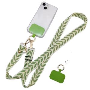 Longe de téléphone <span class=keywords><strong>portable</strong></span> à bandoulière longue et anti-perte réglable avec clip de <span class=keywords><strong>cordon</strong></span> de cou, ornements suspendus en perles, porte-carte - Product Image 1