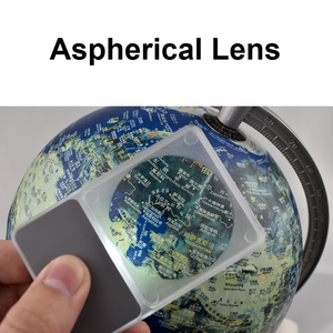 BIJIA Portable Card Magnifier with LED Illumination <strong>Aspherical</strong> <strong>Lens</strong> Pocket Reading Magnifying Glass - Product Image 4
