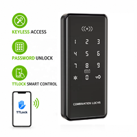Serrure de cabinet intelligente, clavier numérique, mot de passe, serrure de casier électronique, entrée sans clé, serrure de porte de tiroir avec carte RFID, application TTlock en option