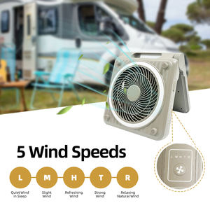 <span class=keywords><strong>Ventilador</strong></span> de escritorio de refrigeración eléctrica portátil 10000mAh <span class=keywords><strong>ventilador</strong></span> de camping recargable al aire libre con luz LED para pesca senderismo - Product Image 4