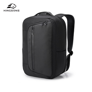 Kingsons Laptop <b>Backpack</b> <b>Black</b> Gray Large Capacity Business Travel Men's Shoulder Bag Solid Color Summer 2026 - Product Image 5