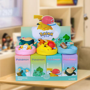 Figurine pokémon sommeil authentique autorisée, boîte aveugle, <span class=keywords><strong>d</strong></span>écoration de bureau Pikachu Bulbasaur ronflement, figurine <span class=keywords><strong>d</strong></span>'action Eevee - Product Image 3