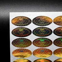Op maat gemaakte beveiligingsstickers met hologram voor eenmalig gebruik, QC goedgekeurd, garantie, manipulatiebestendige beveiligingslabels voor verpakkingen op maat