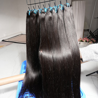 Lot de Cheveux Humains Lisses de Grade 15A, Vente en Gros de Cheveux Indiens Non Traités à Cuticules Alignées, Extensions de Tissage de Cheveux Bruts