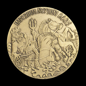 Moneta da regalo commemorativa <span class=keywords><strong>Imperium</strong></span> Neptuni Regis omaggio con tema personalizzato della marina USA - Product Image 5