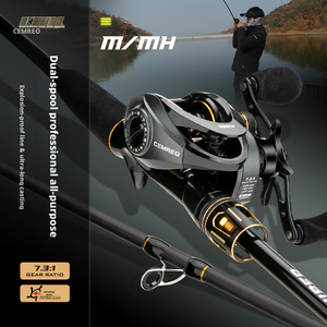 Caña de Pescar Doble de Carbono M/MH Cross-border Comere Sniper 2024, Subcaña Ligeramente para Carretera, Ultraligera, Súper Dura, para Pesca de Lubina, 2.1m/2.4m, Acción Rápida - Product Image 5